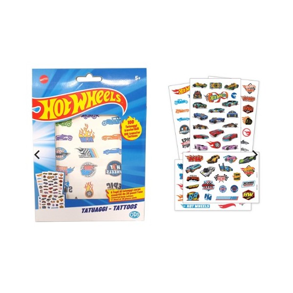 Hot Wheels tatuaggio corpo hot wheels