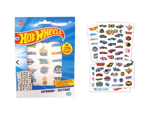 Hot Wheels tatuaggio corpo hot wheels
