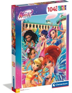 Winx | Clementoni - Puzzle Supercolor Winx Club 104...