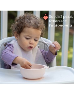Chicco Set Pappa in Silicone Easy Start 6m+, Set... 2