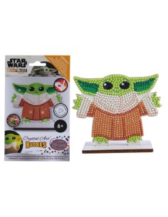 Grogu crystal art buddy star wars