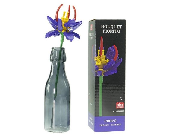 Nice Group - Bouquet Fiorito Croco Mattoncini 83 pz. - NICE78005