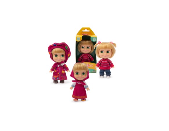 Masha e orso | Bambola Giochi Preziosi - Masha Doll 12 Cm W2 (Assortimento)
