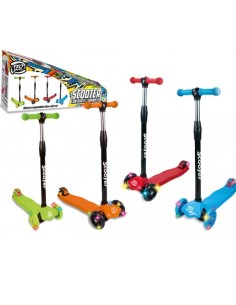 MONOPATTINO ALLUMINIO RUOTE MM120/80 CON LUCI 52016 tre...