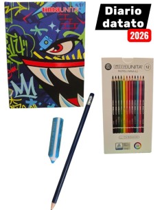 DIARIO DATATO 2026 TINTA UNITA SPRAY 2026 - 2027