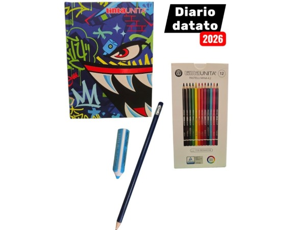 DIARIO DATATO 2026 TINTA UNITA SPRAY 2026 - 2027