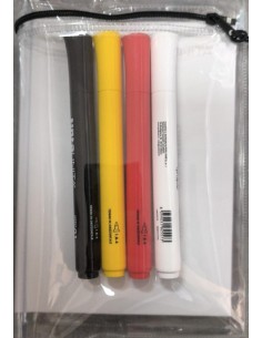 Diario Tinta Unita Bianco con 4 marcatori acrilici 2026 -...