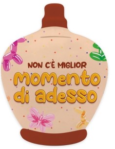 SALVADANAIO - IN CERAMICA CON TAPPO -  NON C E’ MIGLIOR...