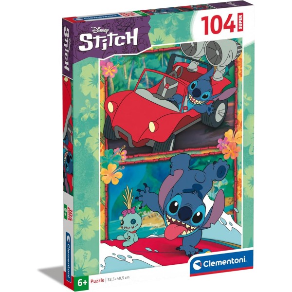 Clementoni- Disney Stitch Supercolor Stitch-104...