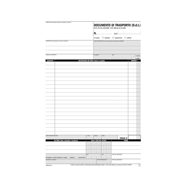 EDIPRO - E5215CT - Blocco ddt documento di...