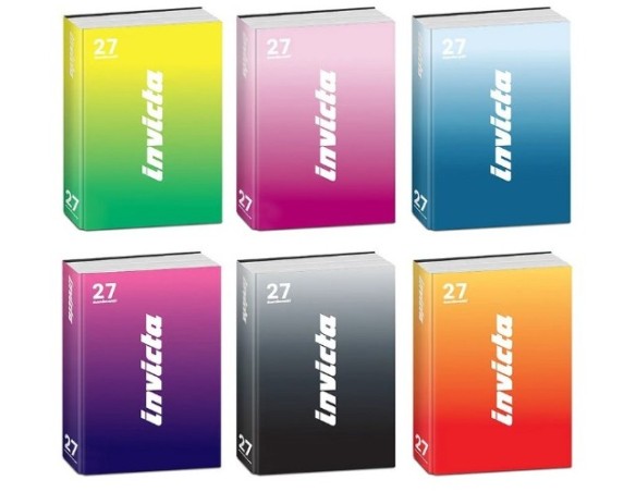 Diario Invicta Datato Standard 16 Mesi 13,6x18,3 cm 2026/2027