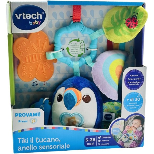 VTech Tiki il Tucano, Anello Sensoriale, Gioco...