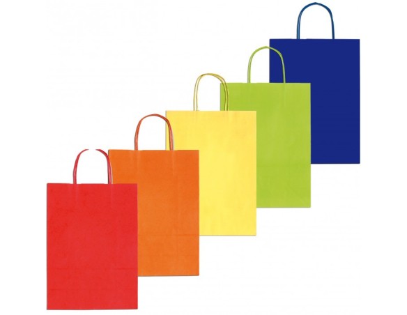 Busta regalo CON MANICO 22X10X27 COLORI CHIARI
