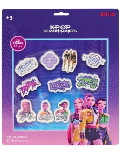 Demon Hunters K-Pop |Set 10 Gomme Da Cancellare K Pop...