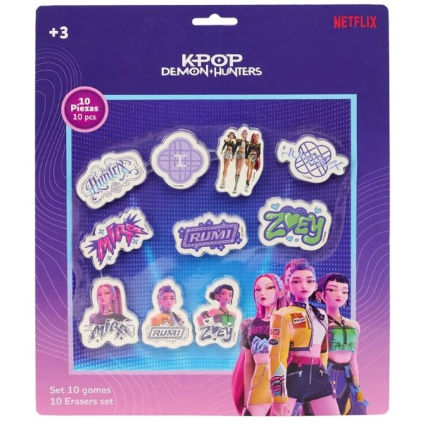 Demon Hunters K-Pop |Set 10 Gomme Da Cancellare...