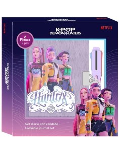 Demon Hunters K-Pop | Set diario con lucchetto, ideale...