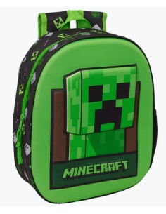 Minecrfat | Zaino Asilo 3D 32x25x10cm zainetto Minecraft...