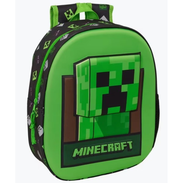 Minecrfat | Zaino Asilo 3D 32x25x10cm zainetto...