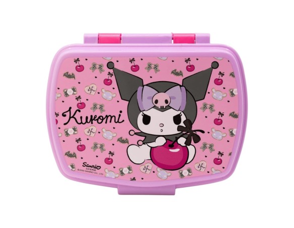 Kuromi - Hello Kitty | PORTAPRANZO PORTAMERENDA RETTANGOLARE BAMBINA BIMBA ASILO KUROMI HELLO KITTY