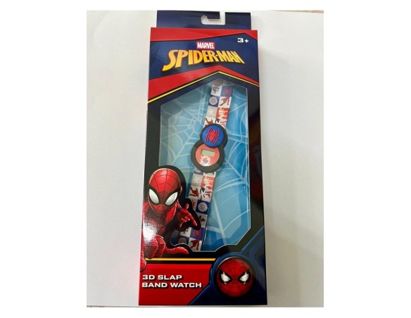 Spiderman | Orologio da polso Digitale Spider-Man 3D Slap Band: Cinturino a Scatto in Gomma