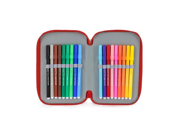 Pokémon Pikachu - Astuccio 3 scomparti completo 46 pezzi per la scuola o il tempo libero POKEMON