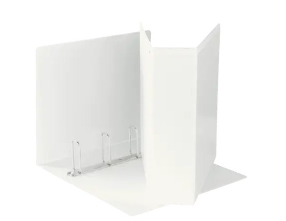 Raccoglitore Display in PP personalizzabile (2 tasche) ad anelli 4- 65 - Q - f.to maxi - Dorso 88 mm