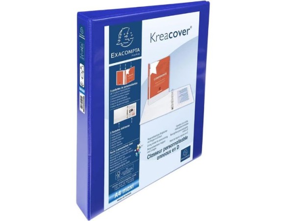 Raccoglitore anelli tu blu a4 1pz d60 22x30