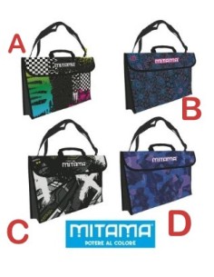 Valigetta in tessuto con tracolla misura a3 boy girl mix...