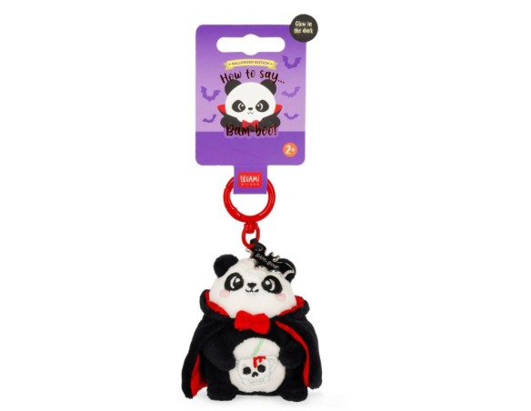 Legami - Portachiavi di Peluche Panda "Bam-Boo!" Halloween - Tiny Super Soft! halloween legami