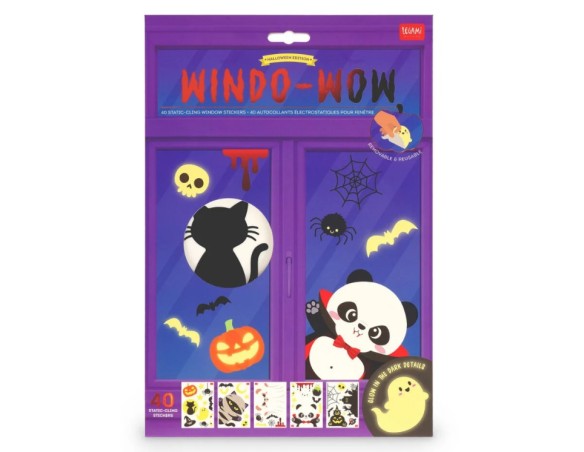 Legami - Set di 40 Adesivi Elettrostatici per Finestra - Windo-Wow legami halloween