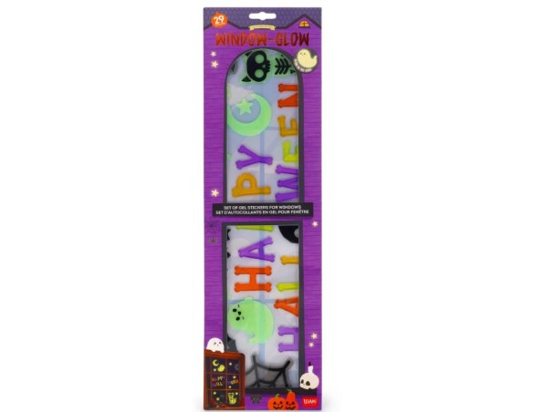 Legami - Vetrofania Set di Adesivi in Gel per Finestra - Windo-Glow halloween legami