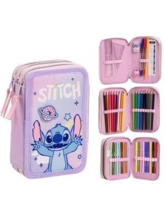 Lilo e stitch |  Astuccio Stitch 3 cerniere da bambini...