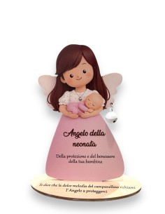 Fabula | Porta Foto/Memo Angelo della neonata femminuccia...