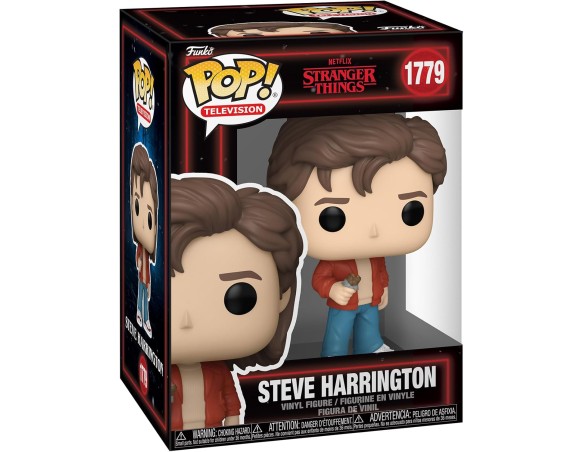 Funko POP! TV: Netflix Stranger Things - Steve HarringtonGadget Ufficiale Fantasy - 1779 Personaggio in Vinile da Collezione - 