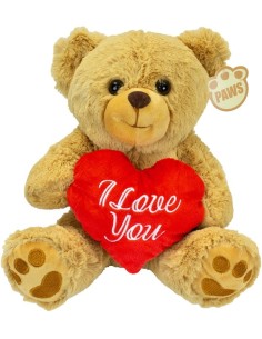 Peluche Orso Marrone Con Cuore 26 Cm san valentino