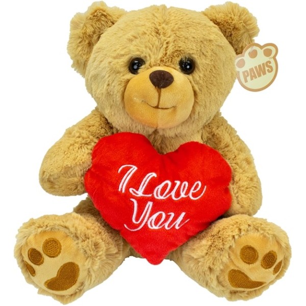 Peluche Orso Marrone Con Cuore 26 Cm san valentino