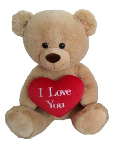 Peluche Orso Marrone Con Cuore 64 cm san valentino
