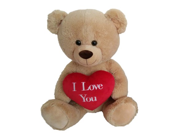 Peluche Orso Marrone Con Cuore 64 cm san valentino