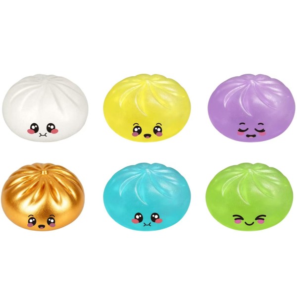 Squishy Ravioli morbidi a sorpresa da 8,5 cm, 4...