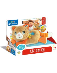 Clementoni - 17876 - Roby Ron Ron - Gatto Peluche...