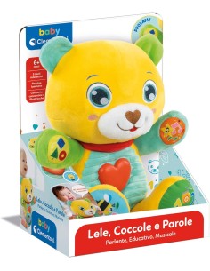 Clementoni Baby Lele Coccole e Parole, Peluche...