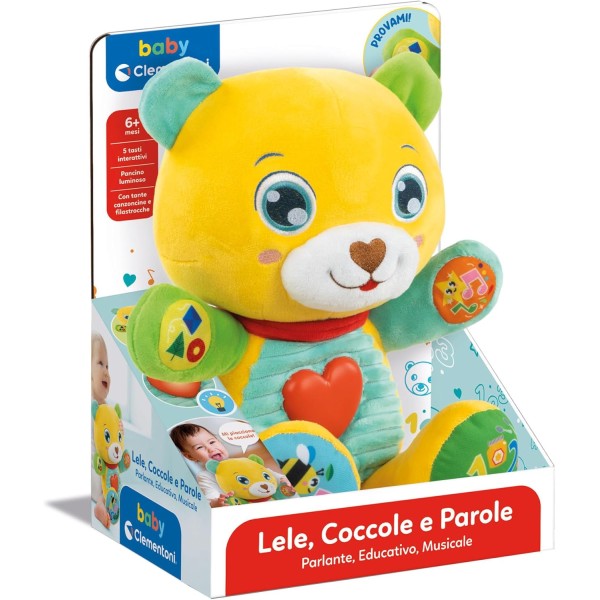 Clementoni Baby Lele Coccole e Parole, Peluche...