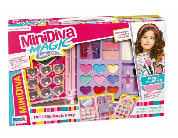 Set Minidiva Cosmetici Trousse Magic Diary