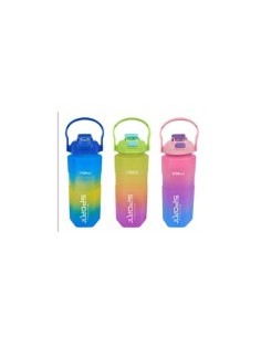 Borraccia motivazionale 1,5 litri colori assortiti