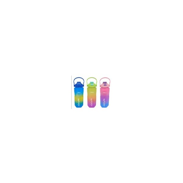 Borraccia motivazionale 1,5 litri colori assortiti