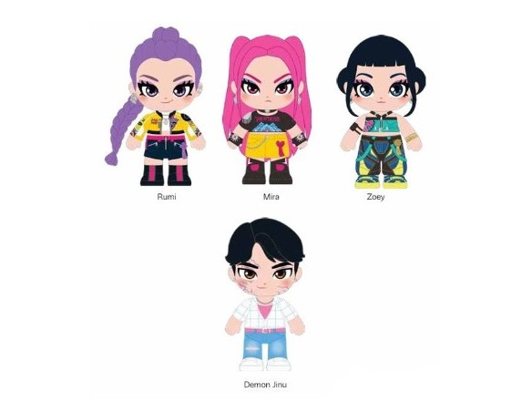 Demon Hunters | Peluche K Pop Demon Hunters 20 Cm Assortito
