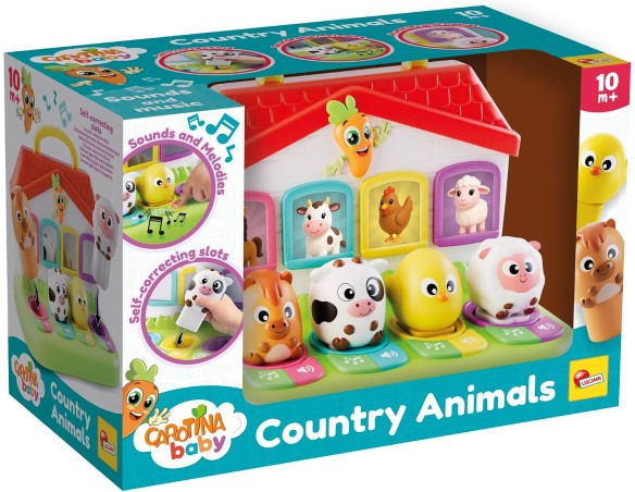 Lisciani Giochi - Carotina Baby Country Animals, 117741