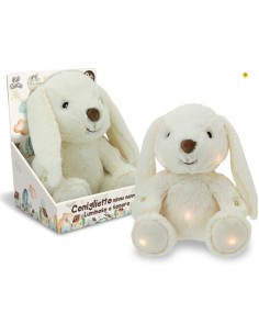 Peluche Coniglio ninna nanna 25cm luce, musica