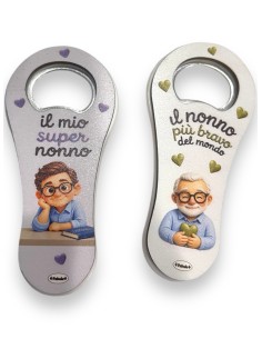 Apribottiglia con magnete classico nonno nonni nonna (...