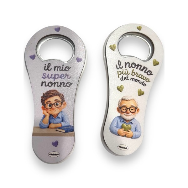 Apribottiglia con magnete classico nonno nonni...